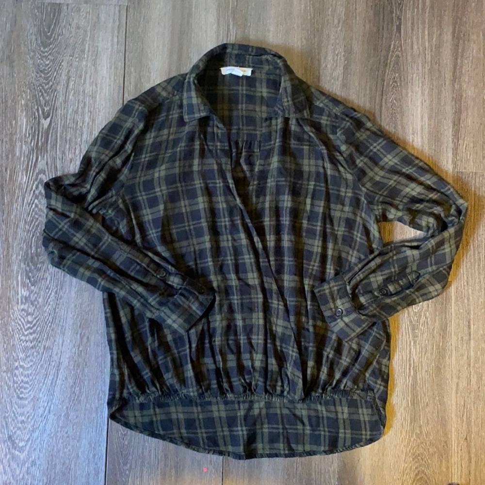Green Plaid Flannel